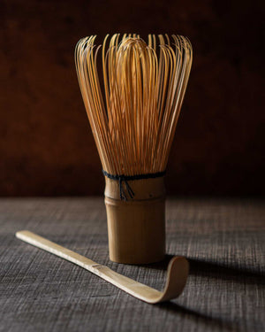 Bamboo Whisk + Free Bamboo Scoop